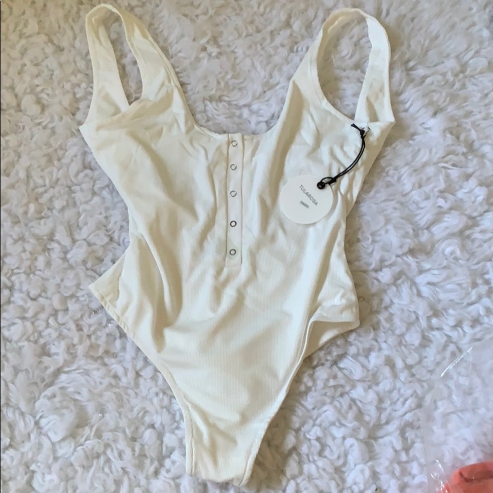 Tularosa white swimsuit